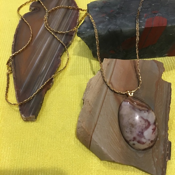 🩸Picture Jasper Agate Necklace🩸 - Picture 7 of 7
